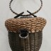 Native American-made acorn knitting basket