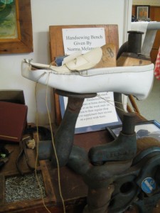 Display of Old Town's shoe industry.